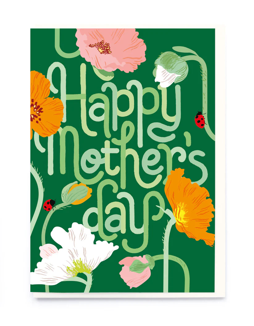 Poppies Mother's Day card