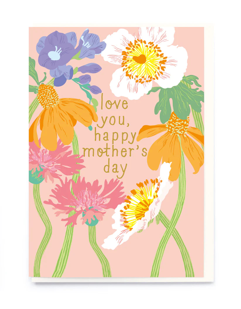 Floral Mother's Day card