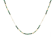Load image into Gallery viewer, Horus Malachite Gold Gemstone Necklace

