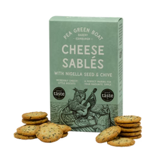 Load image into Gallery viewer, Cheese Sables with Nigella Seed and Chive
