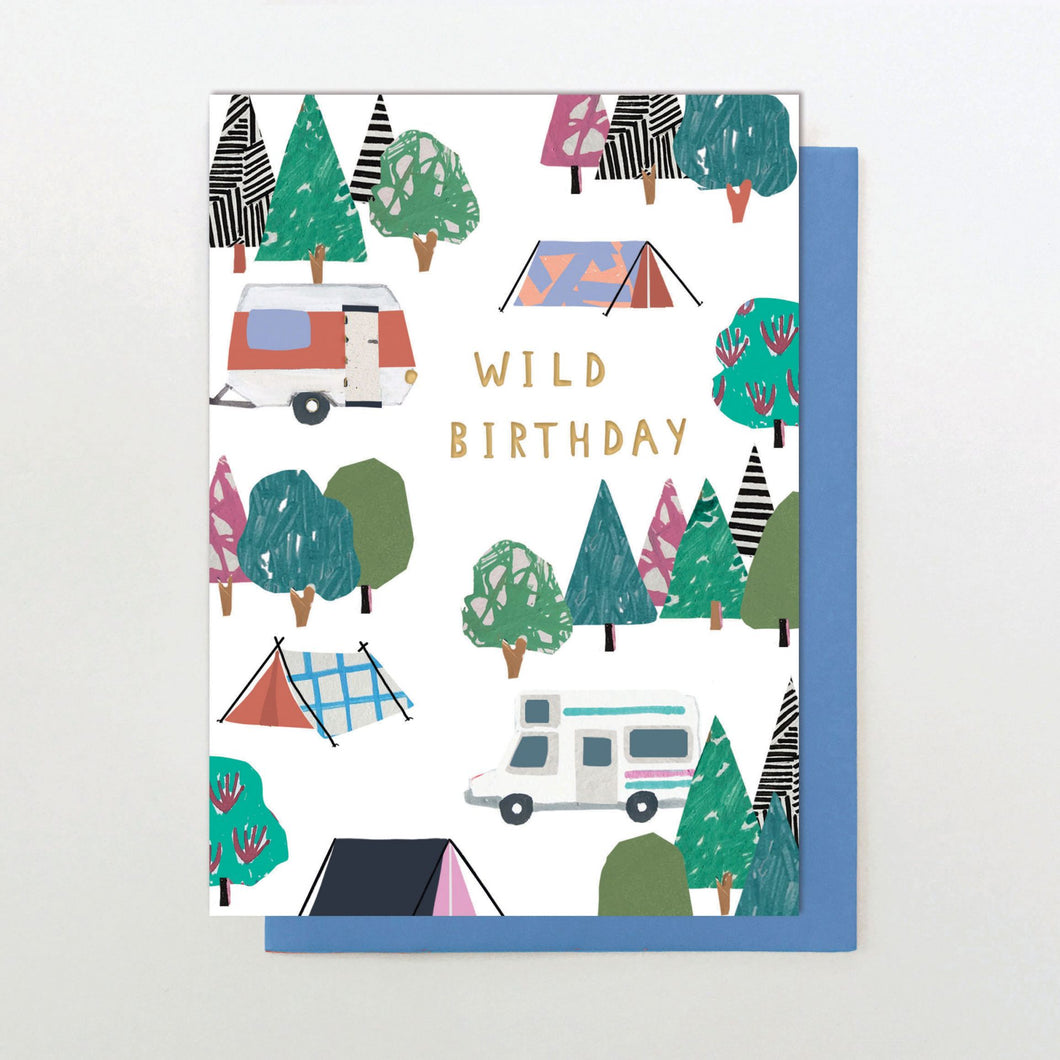 Camping Birthday card