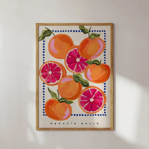 Blood orange A4 print