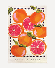Load image into Gallery viewer, Blood orange tea towel
