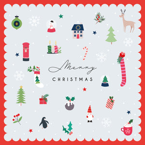 Christmas Card Pack of 8 - Christmas Icons