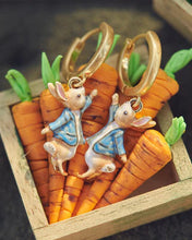 Load image into Gallery viewer, Fable England x Peter Rabbit Huggie Earrings
