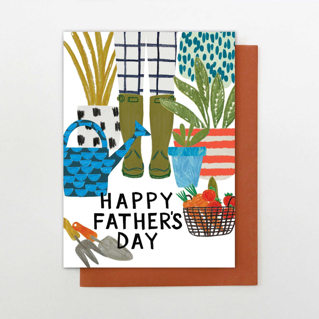 Gardening Father's Day card
