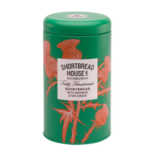 Load image into Gallery viewer, Truly Handmade Shortbread Biscuits with Stem Ginger - 140g Tin
