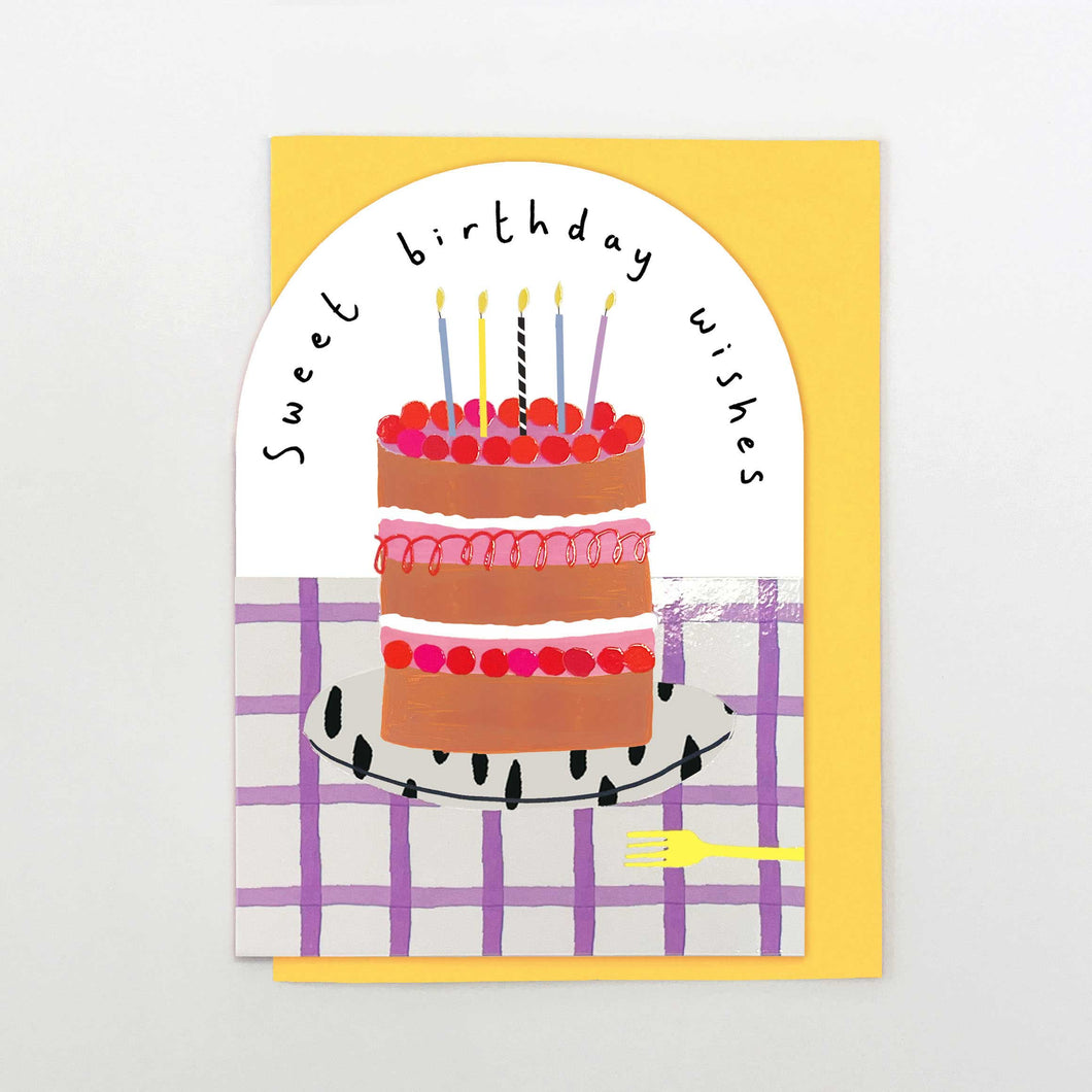 Birthday sweet cake card