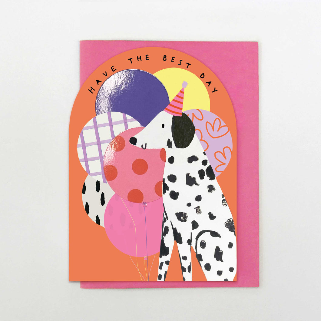 Birthday dalmatian card