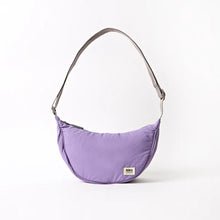 Load image into Gallery viewer, Farringdon Half Moon Bag in Petal Taslon
