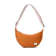 Load image into Gallery viewer, Farringdon Half Moon Bag in Dijon Taslon
