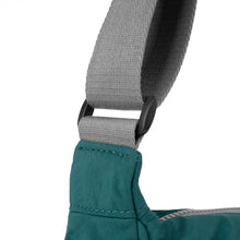Load image into Gallery viewer, Farringdon Half Moon Bag in Teal Taslon
