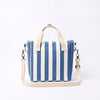 Hampstead Lunch Bag in Denim Stripe Canvas