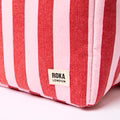 Load image into Gallery viewer, Hampstead Lunch Bag in Strawberry Stripe Canvas
