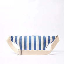 Load image into Gallery viewer, Mill Hill Crossbody Bag in Denim Stripe Cotton Canvas
