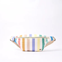 Load image into Gallery viewer, Mill Hill Crossbody Bag in Pastel Multi Stripe Cotton Canvas
