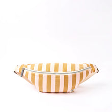 Load image into Gallery viewer, Mill Hill Crossbody Bag in Rose Gold Stripe Cotton Canvas
