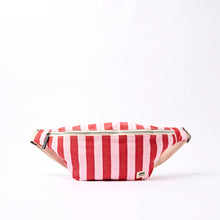 Load image into Gallery viewer, Mill Hill Crossbody Bag in Strawberry Stripe Cotton Canvas
