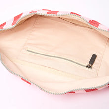 Load image into Gallery viewer, Mill Hill Crossbody Bag in Strawberry Stripe Cotton Canvas
