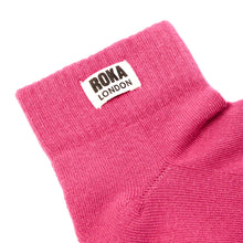 Load image into Gallery viewer, Wembley Ankle Socks for Women in Granita Red
