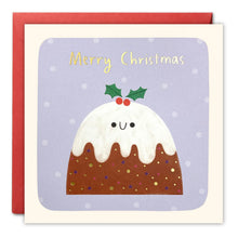 Load image into Gallery viewer, Happy Pudding Christmas Card
