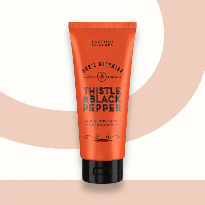 Thistle and Black Pepper hair and body wash 200ml