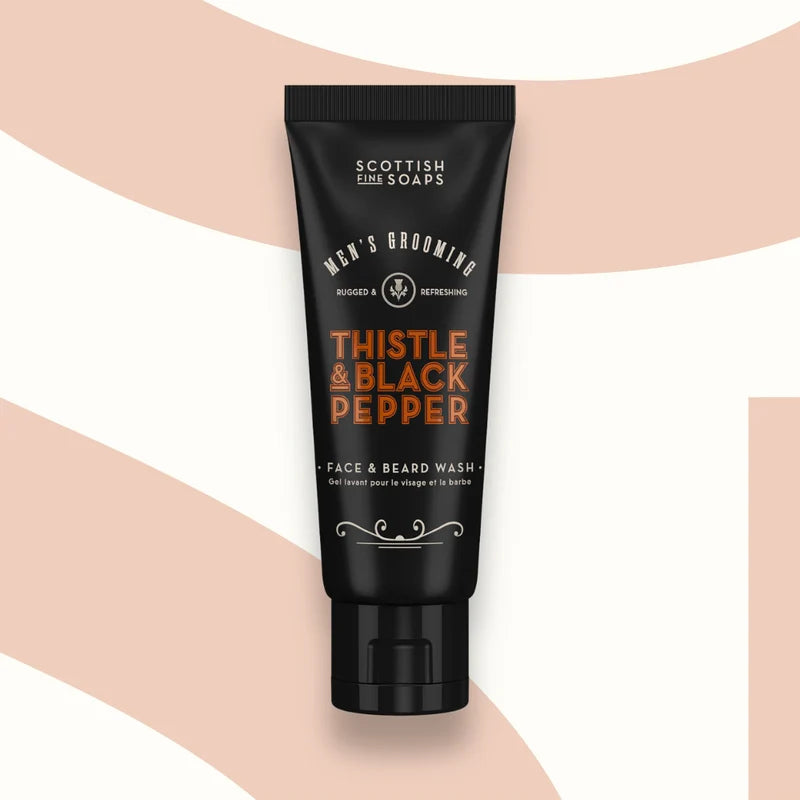Thistle and Black Pepper face and beard wash 150ml