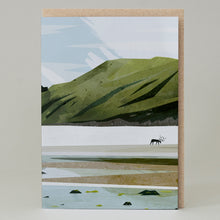 Load image into Gallery viewer, Beach and Stag blank card
