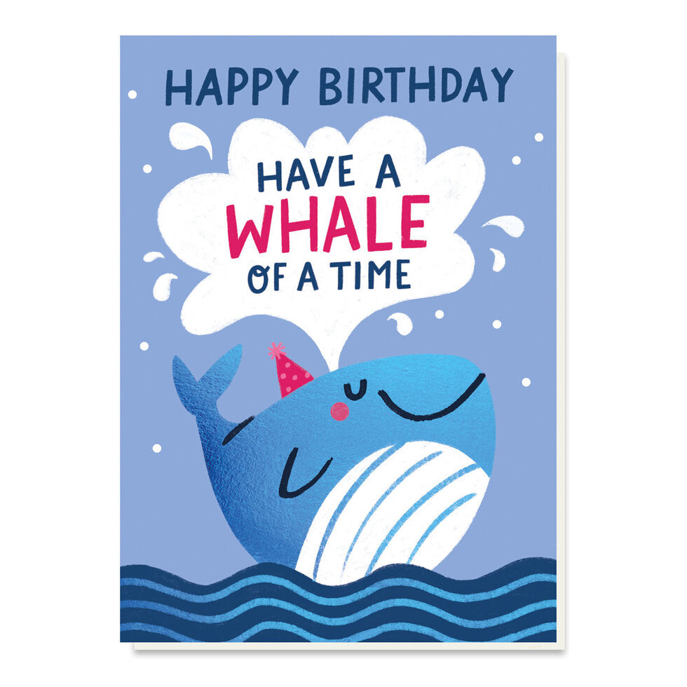 Whale Of A Time Birthday Card