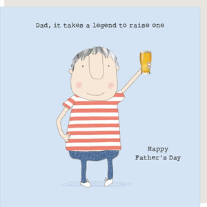 Raise a Legend Father's Day card