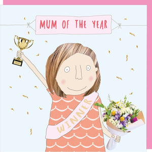 Mum of the Year Mother's Day Card