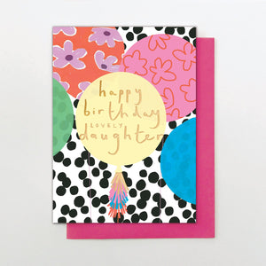 Balloons Daughter Birthday card