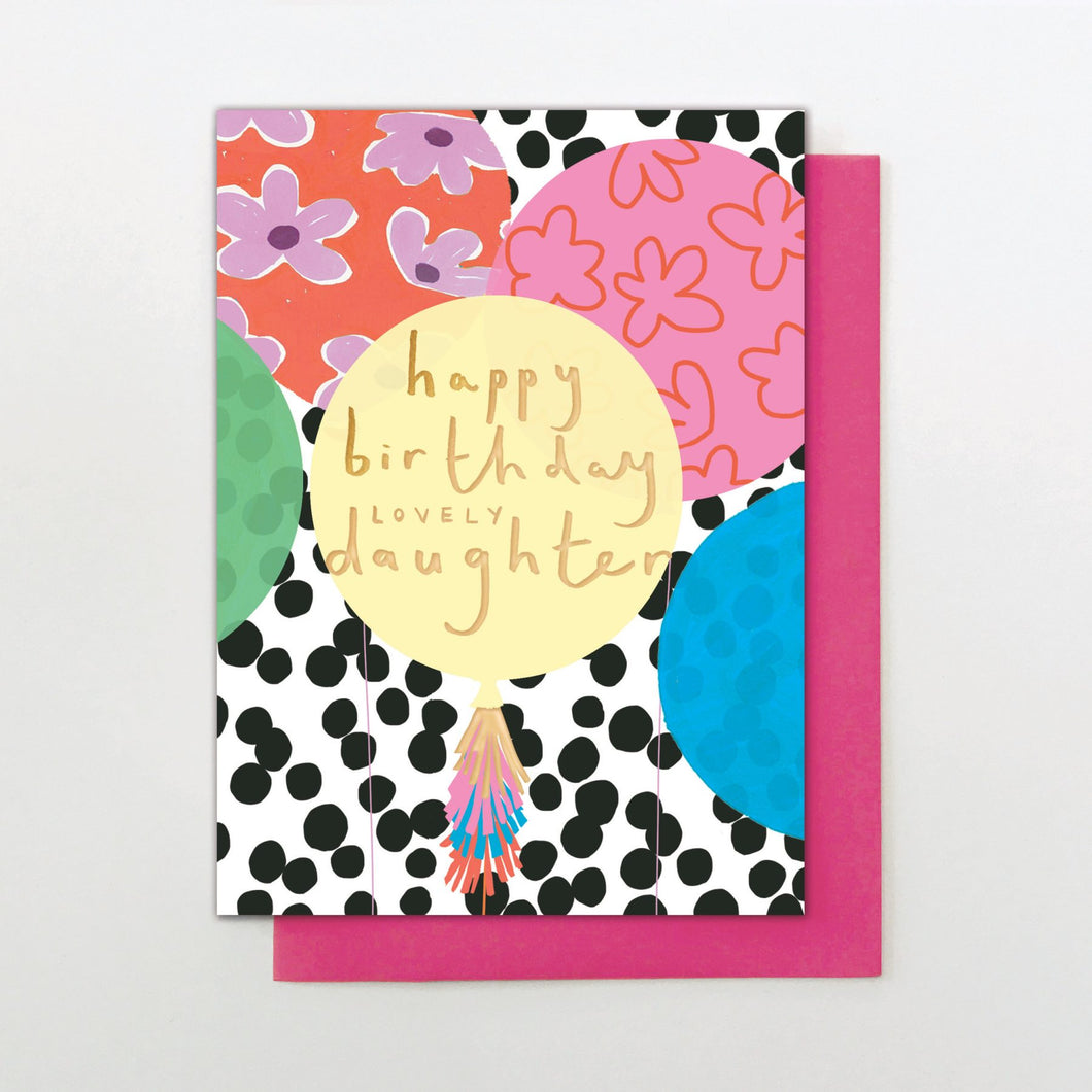 Balloons Daughter Birthday card