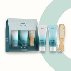 Sea Kelp Foot Care Set (2x 75ml Tubes, 1x Wooden Handled Pumice)
