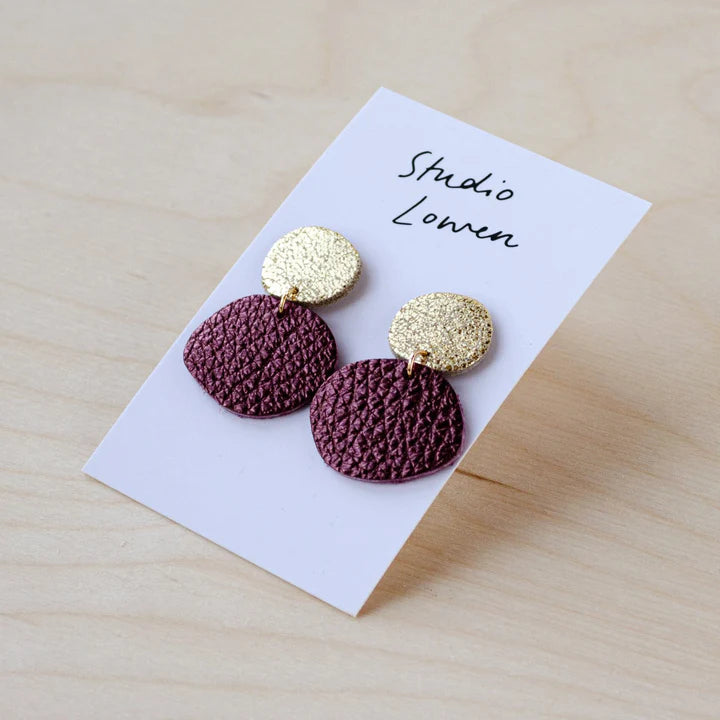 Bili Pop Earrings Berry