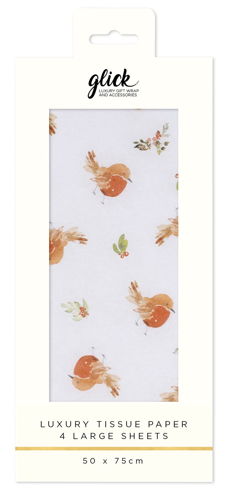TISSUE RESPLENDENT ROBINS