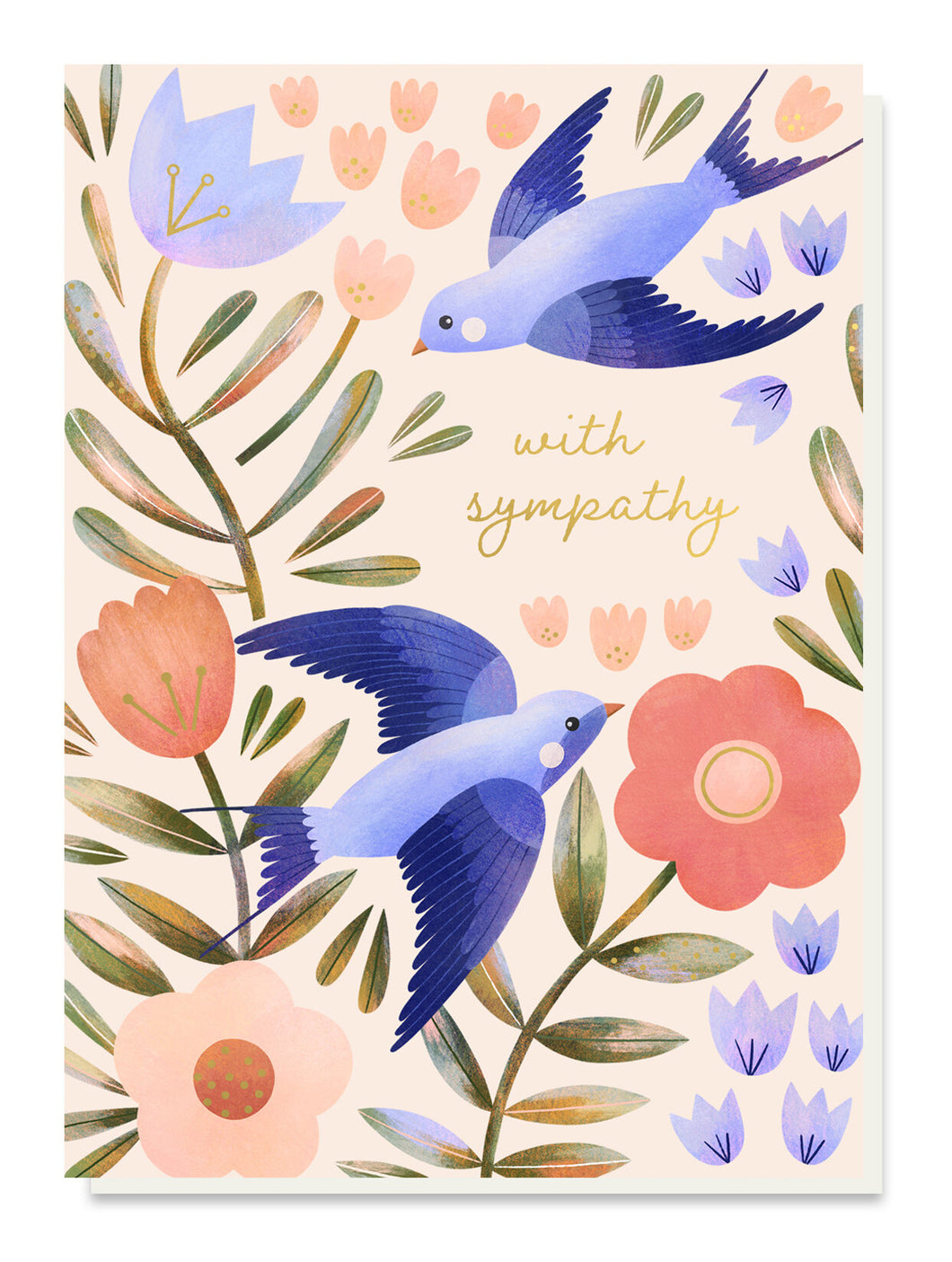 Swallow Fields Sympathy Card