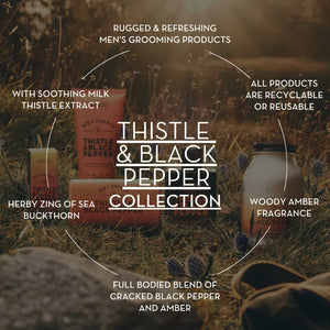 Thistle & Black Pepper | Men's Grooming | Shave Gel 150ml Tube