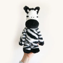 Load image into Gallery viewer, Zara the Zebra cuddly toy
