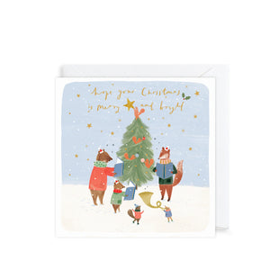 Cosy Christmas wallet - pack of 10 cards