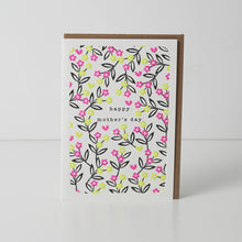 Load image into Gallery viewer, Happy Mother&#39;s Day Pink &amp; Yellow Flowers Card
