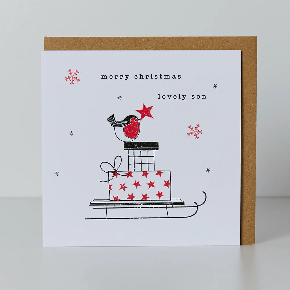 Merry Christmas Lovely Son Christmas Card