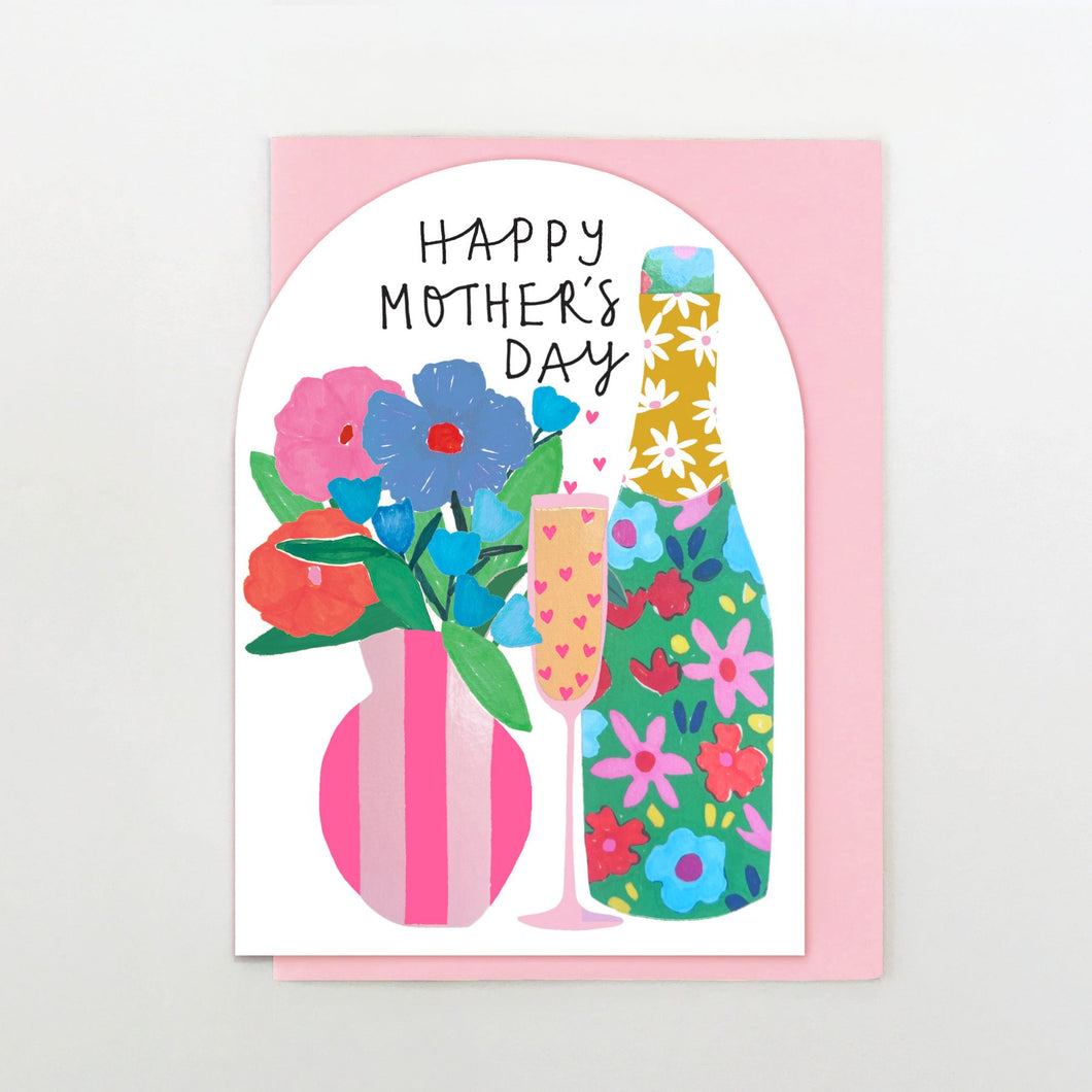 Happy Mother's Day Fizz & Flowers Card