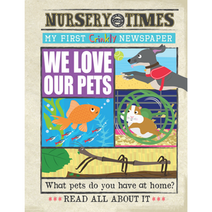 We Love Our Pets Crinkly Newspaper
