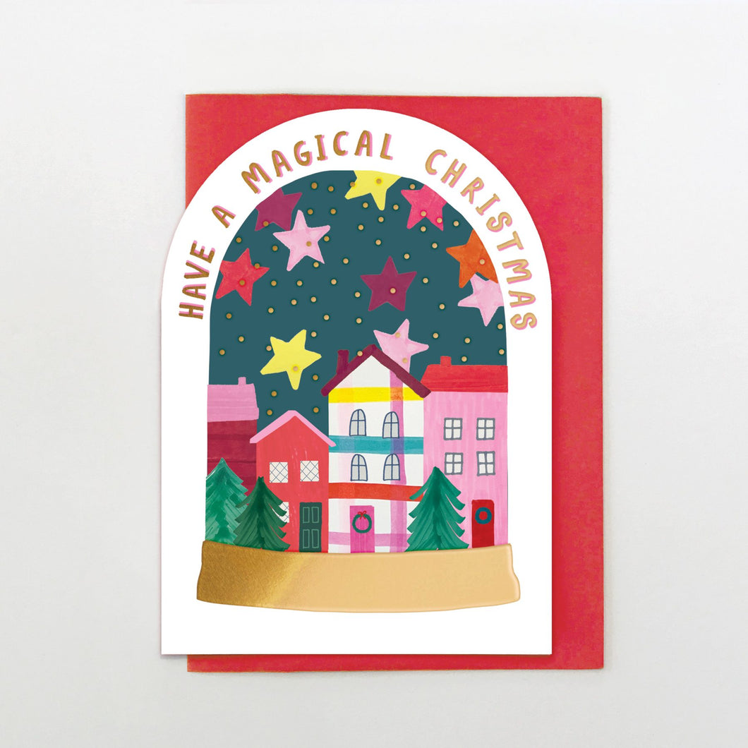 Christmas Card - Magical Snowglobe