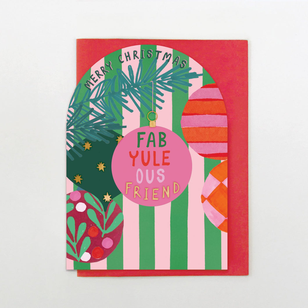 Christmas Card - Fab-yule-ous Friend