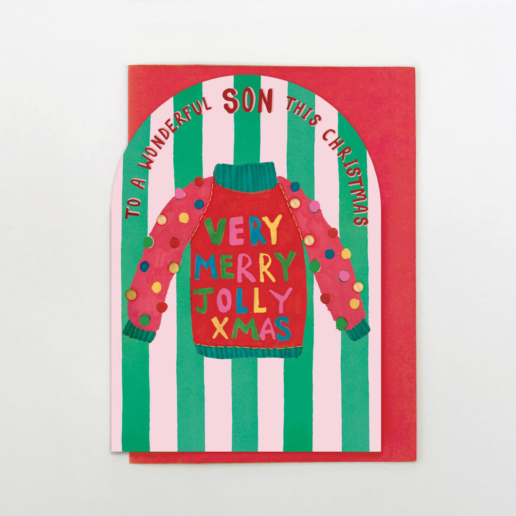 Christmas Card - Son Christmas Jumper