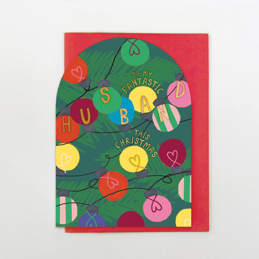 Christmas Card - Husband Christmas Lights