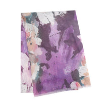 Load image into Gallery viewer, Wildflower Scarf Purple
