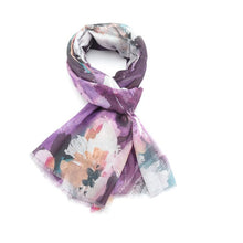 Load image into Gallery viewer, Wildflower Scarf Purple
